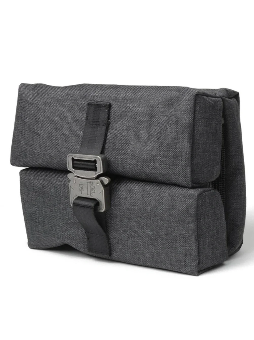 Travel Organizer Cord & Accessory Case Gray Black Techaway NEW Zippered